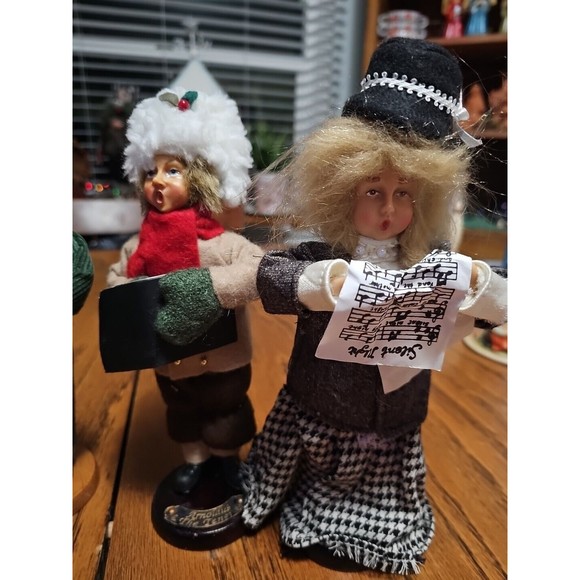 4 Vintage Pickwick Carolers Group Lot Of 4 Ashley Cooper - Picture 3 of 12